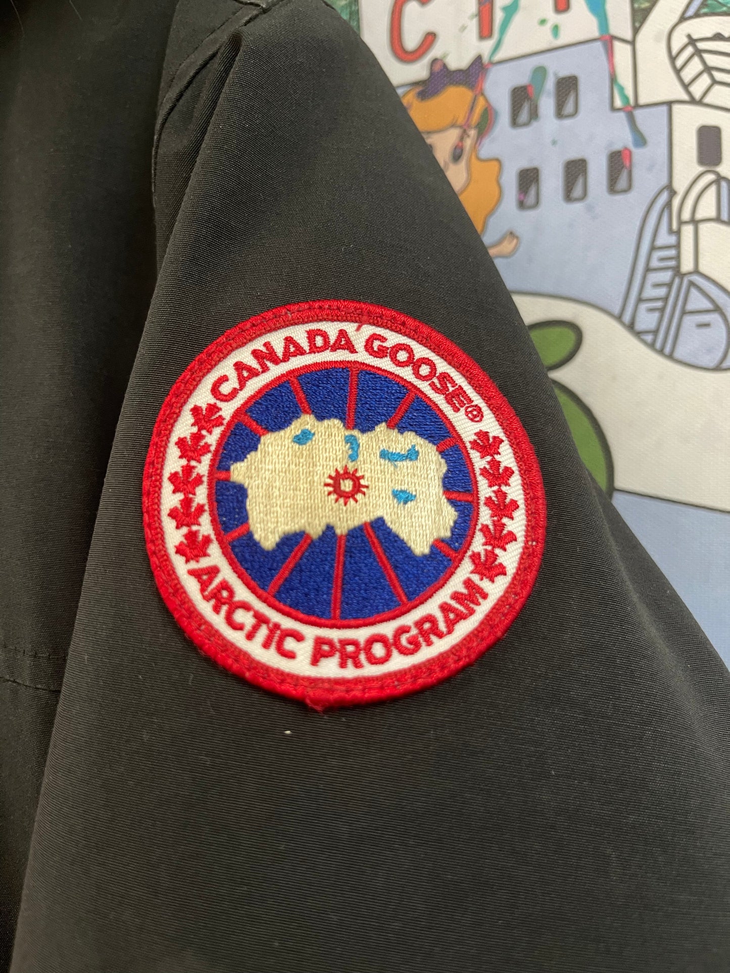 Canada Goose Black Artic Fur Parka Jacket Jacket