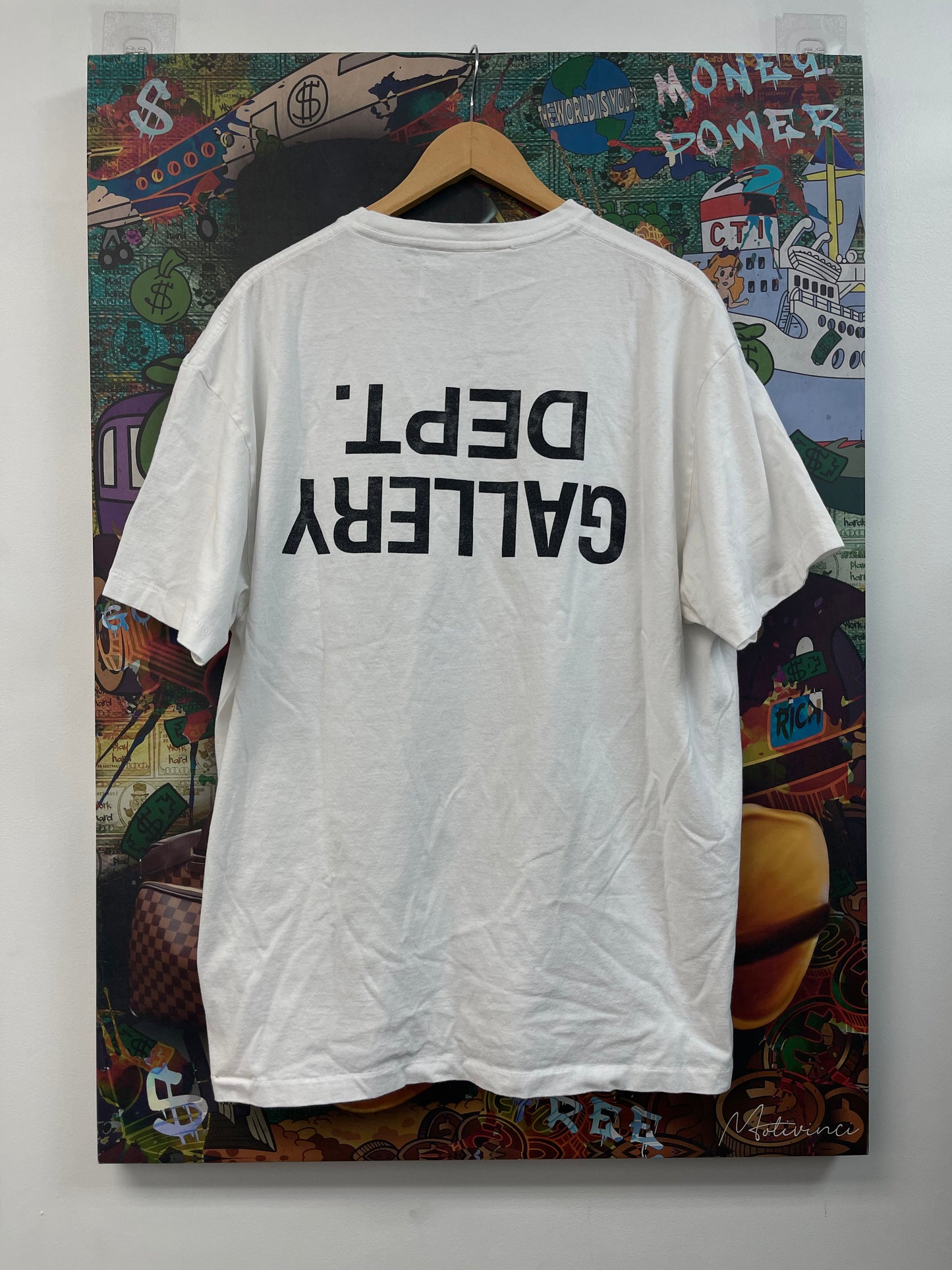 Gallery Dept White Black Souvenir Tee