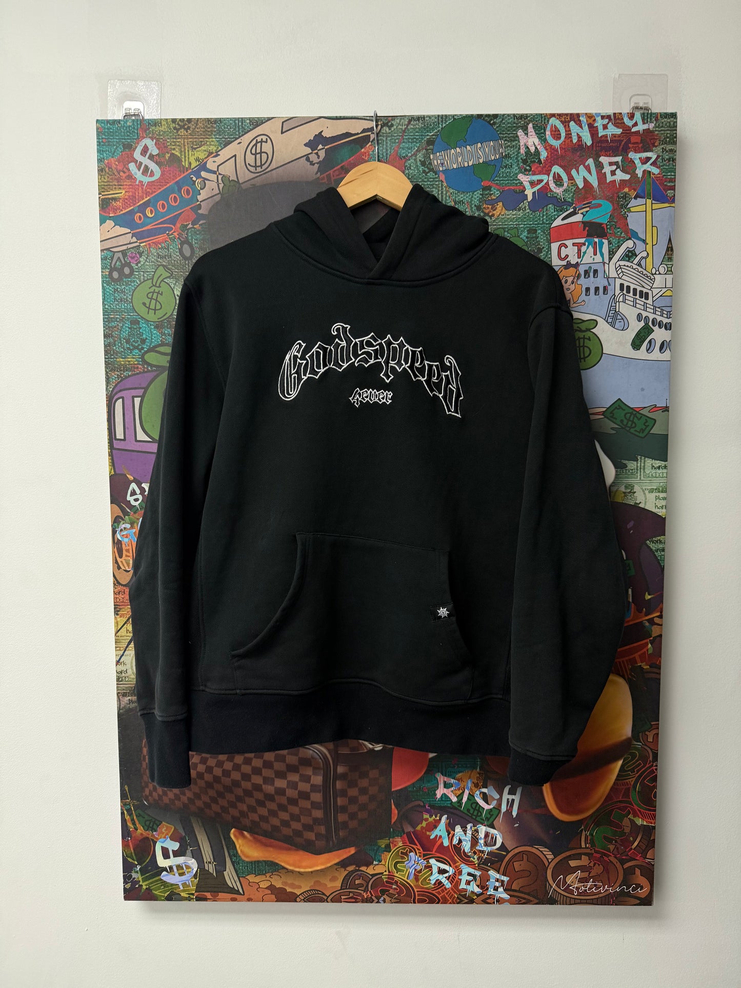 Godspeed Classic Logo Black White Hoodie