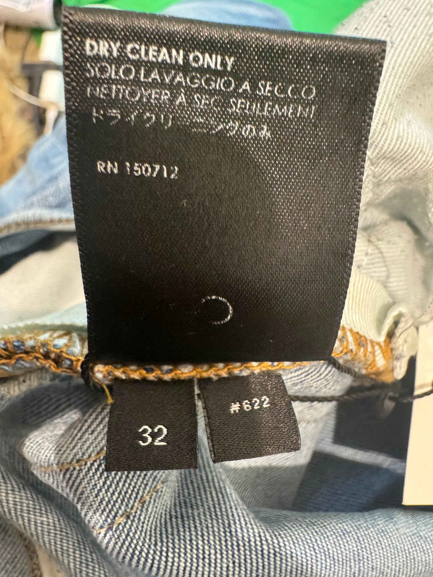 Amiri Thrasher Multi Color Light Wash Jeans