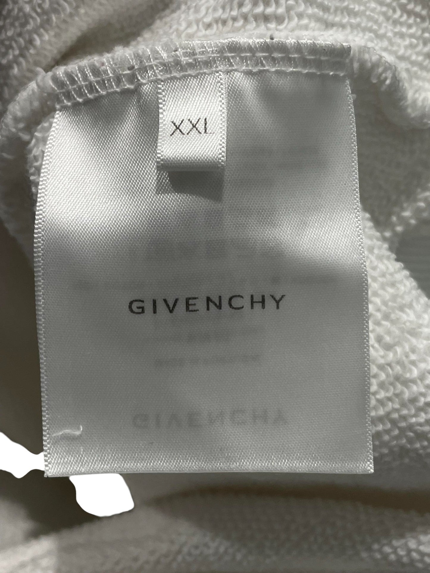 Givenchy Black Logo White Hoodie
