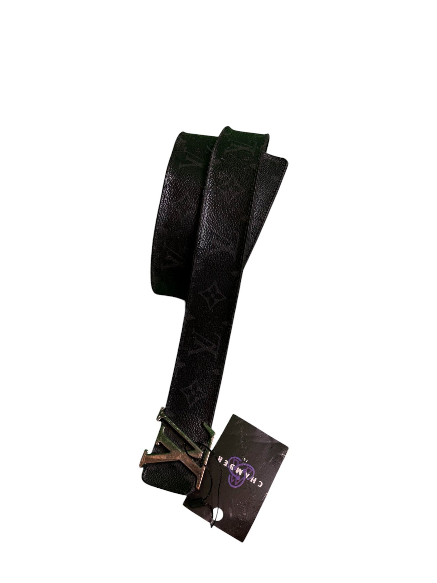 LV Monogram Black Belt