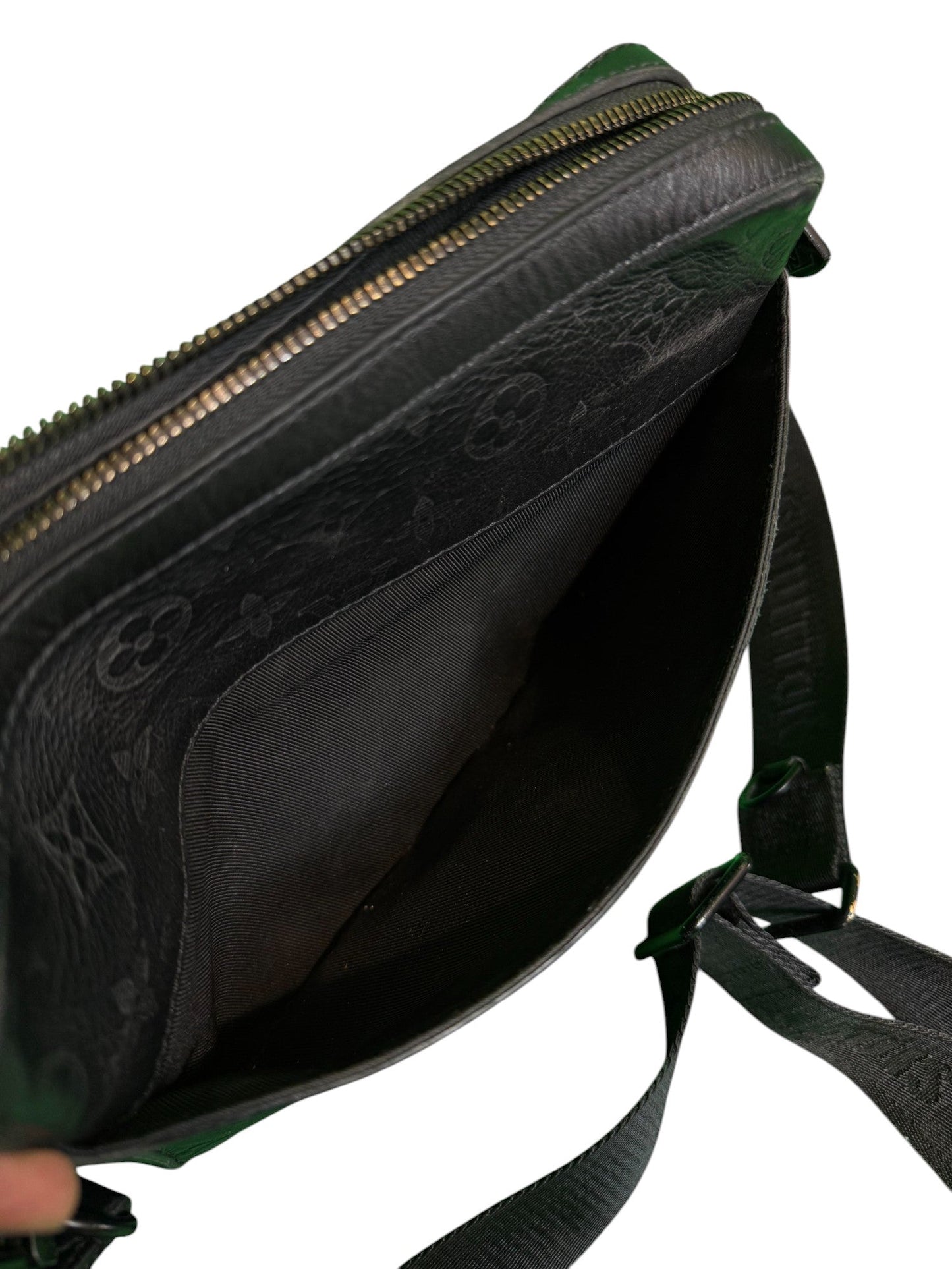 LV Side Black Bag