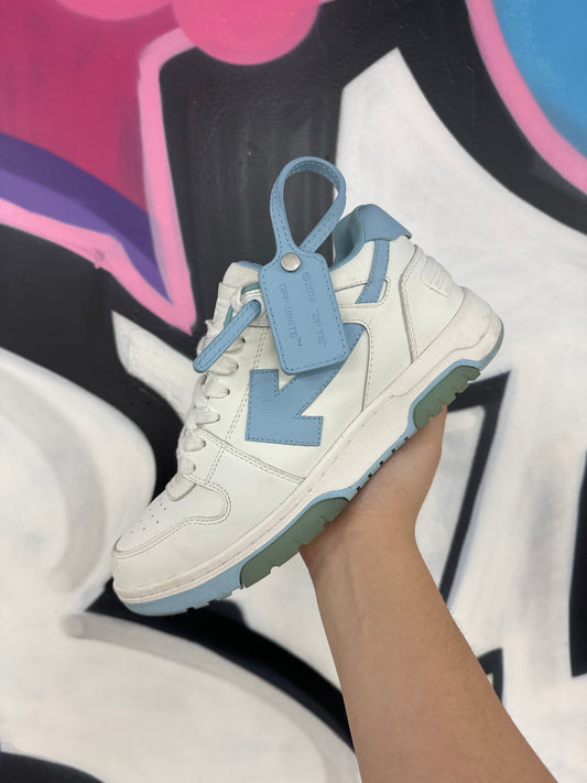 Off White Baby Blue Out Of Office Sneakers