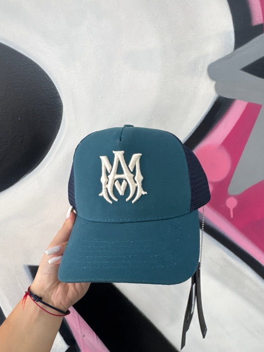 Amiri MA Trucker Teal New With Tags