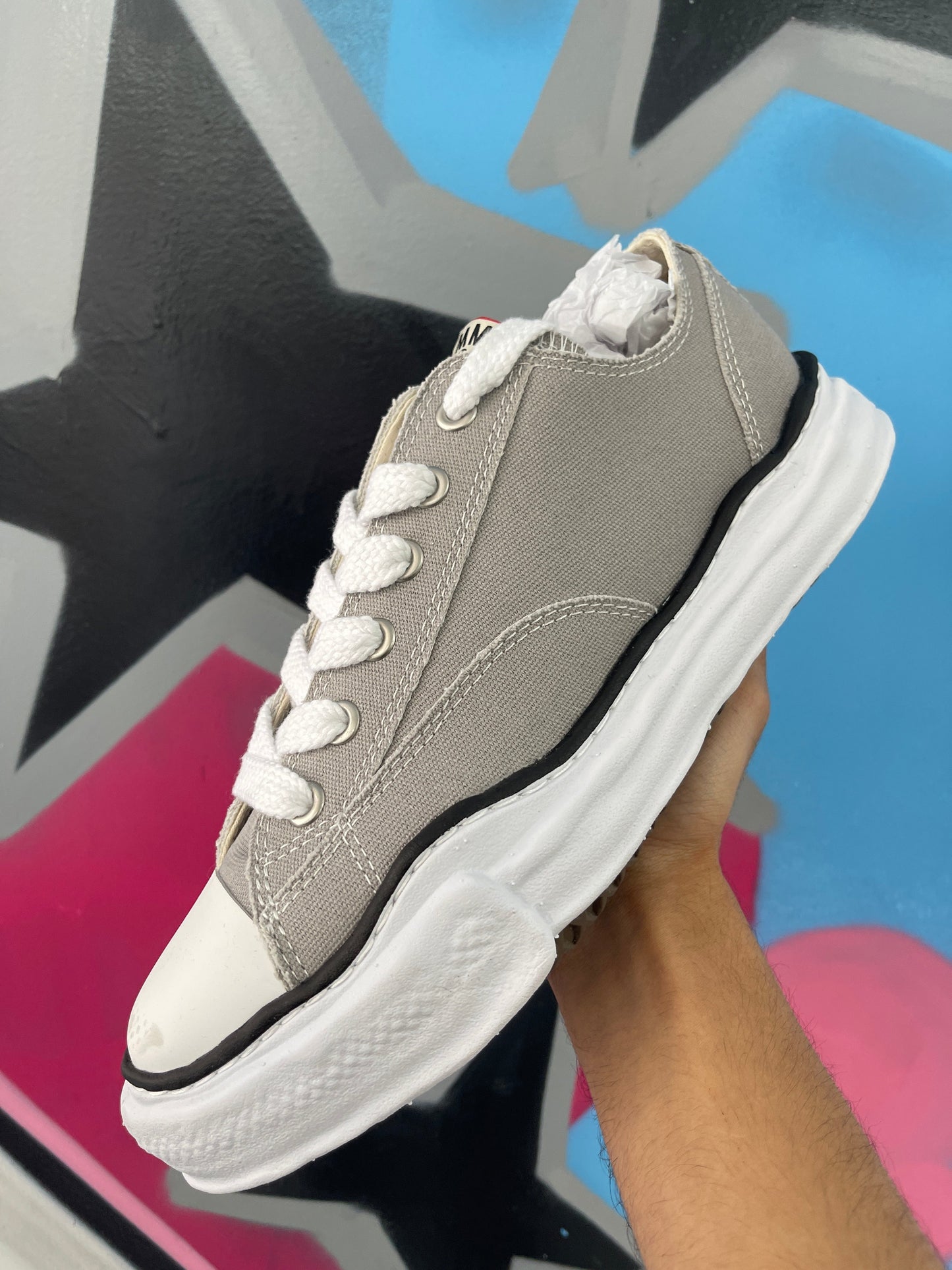 MMY Peterson Low Grey Canvas (EU 44) New With Box