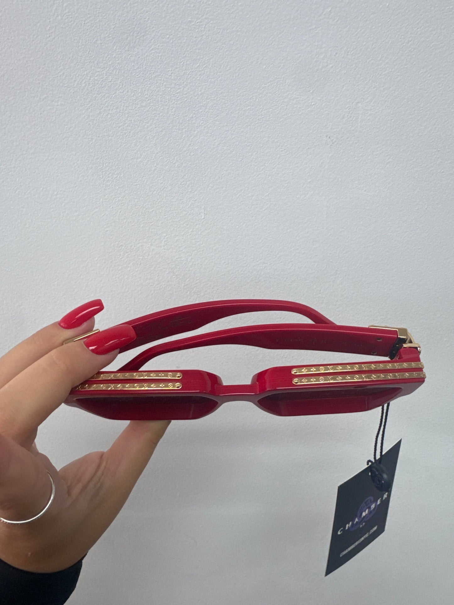 LV Red Gold Millionaire Glasses