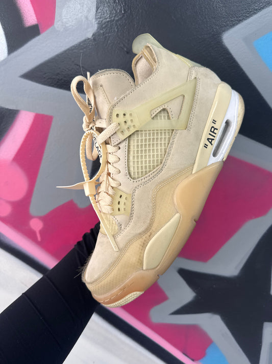 Off-White Nike Jordan 4 Off White Sail Sneakers