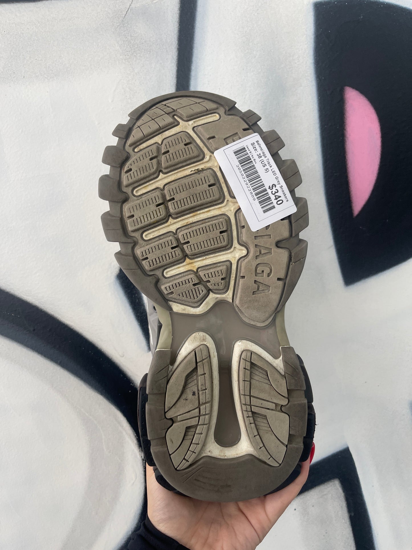 Balenciaga Track LED Grey Sneakers