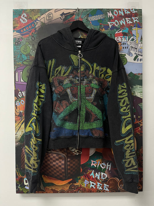 Vale Taz Tasmanian Devil Zip Up  New With Tags