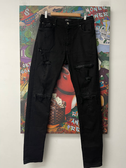 Amiri MX1 Black Black Jeans