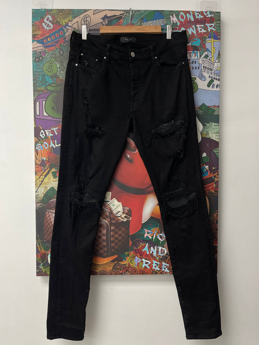 Amiri Mx1 Black Black Jeans