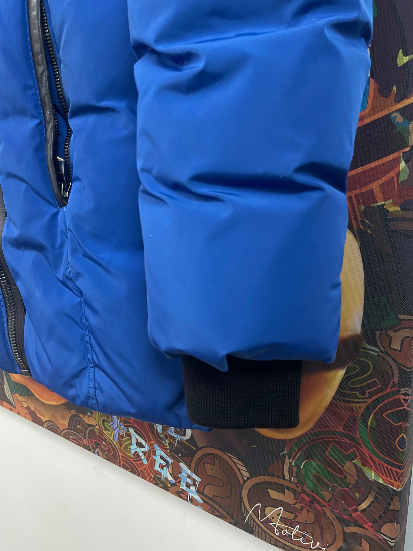 Mackage Jacket Blue Adali Women's Fur Used Small