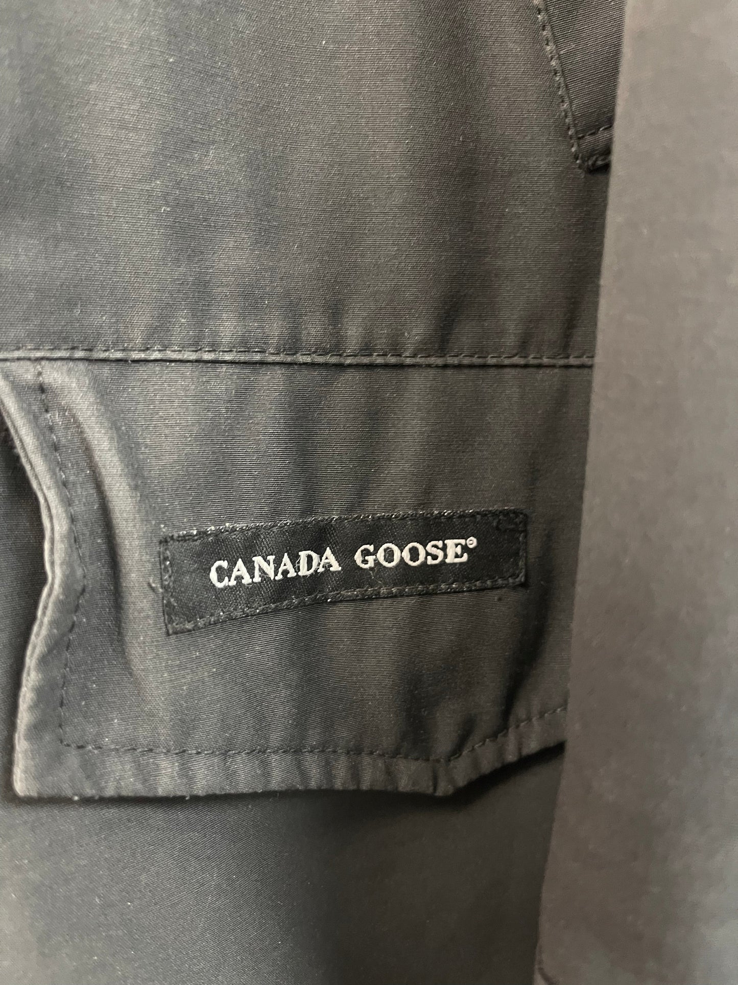 Canada Goose Black Artic Fur Parka Jacket Jacket