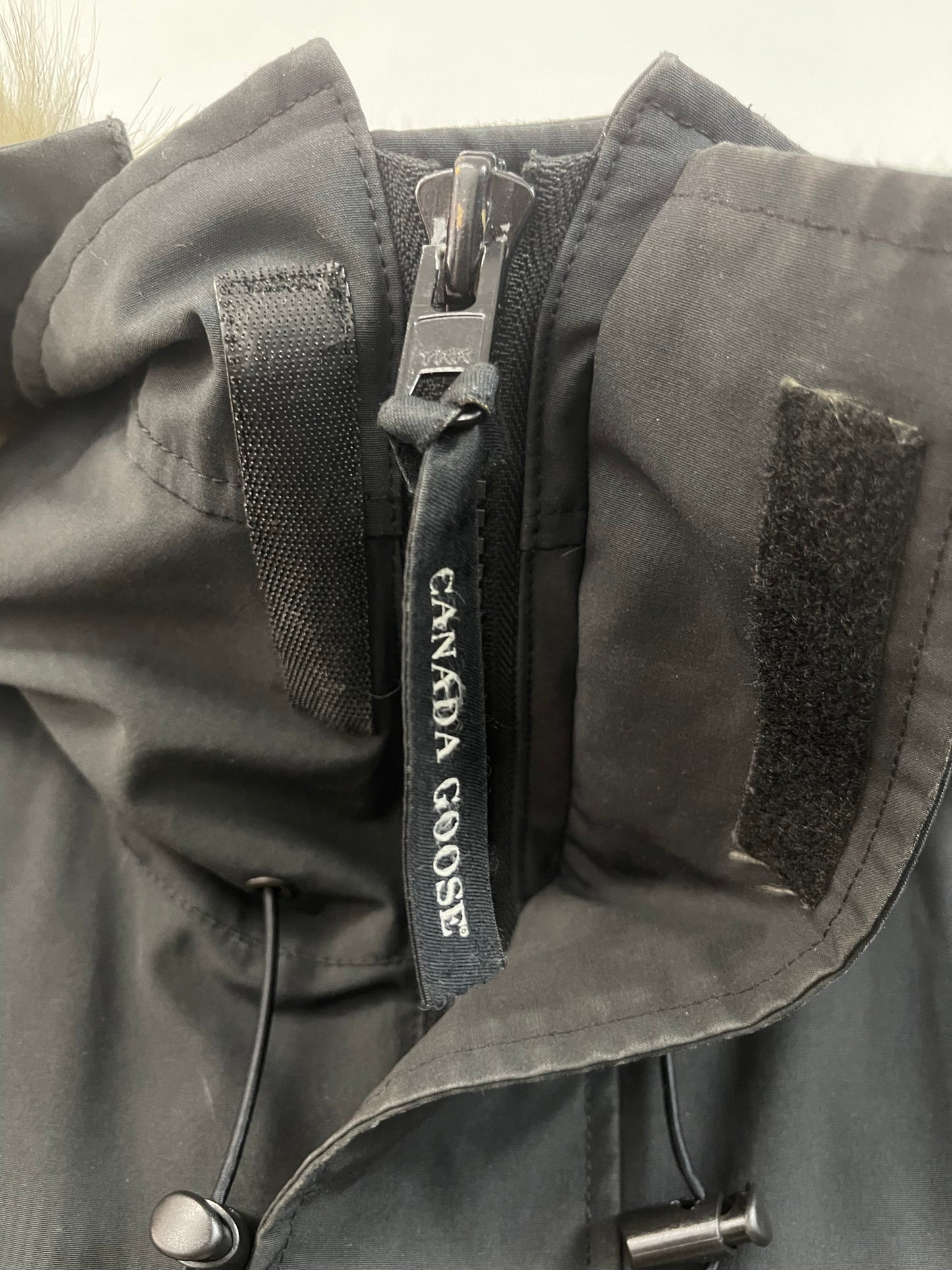 Canada Goose Black Artic Fur Parka Jacket Jacket