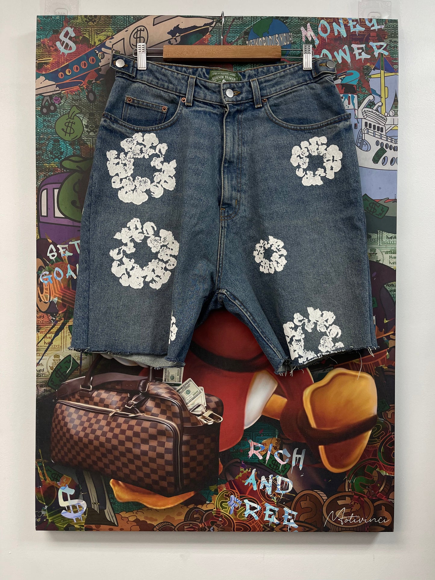 Denim Tears Blue Denim Shorts