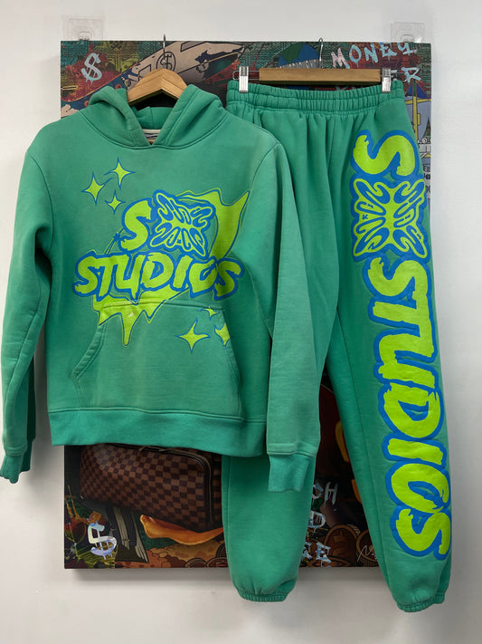 SB Studios Mint Blue Sweatsuit