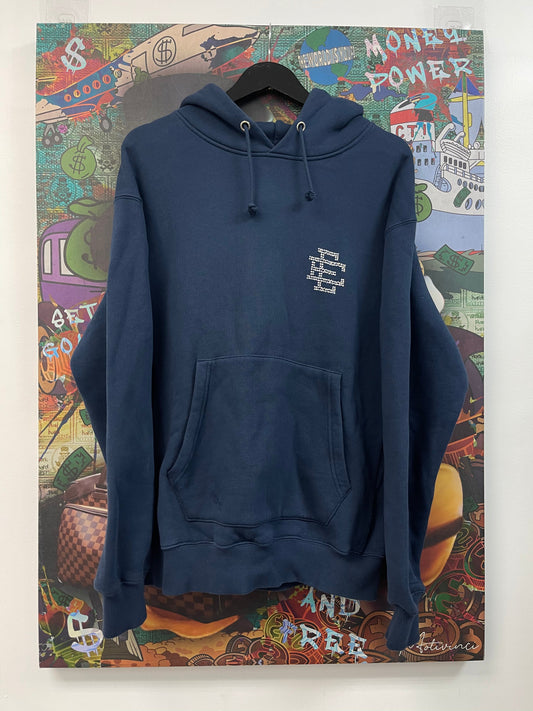 Eric Emanuel Navy Swarovski Hoodie