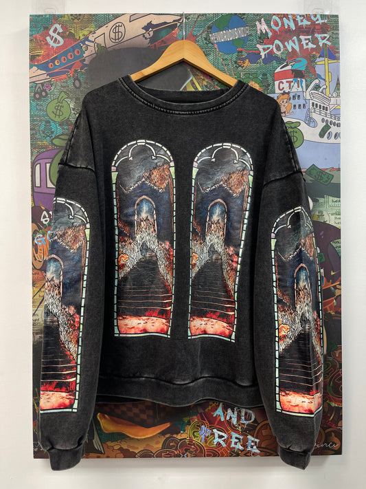 WDW Descent Crewneck Grey Large New