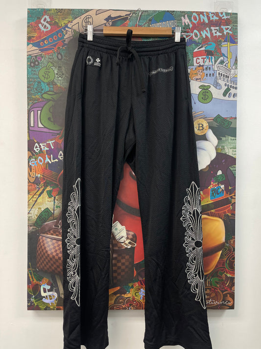 Chrome Hearts Black Mesh Pants New Medium