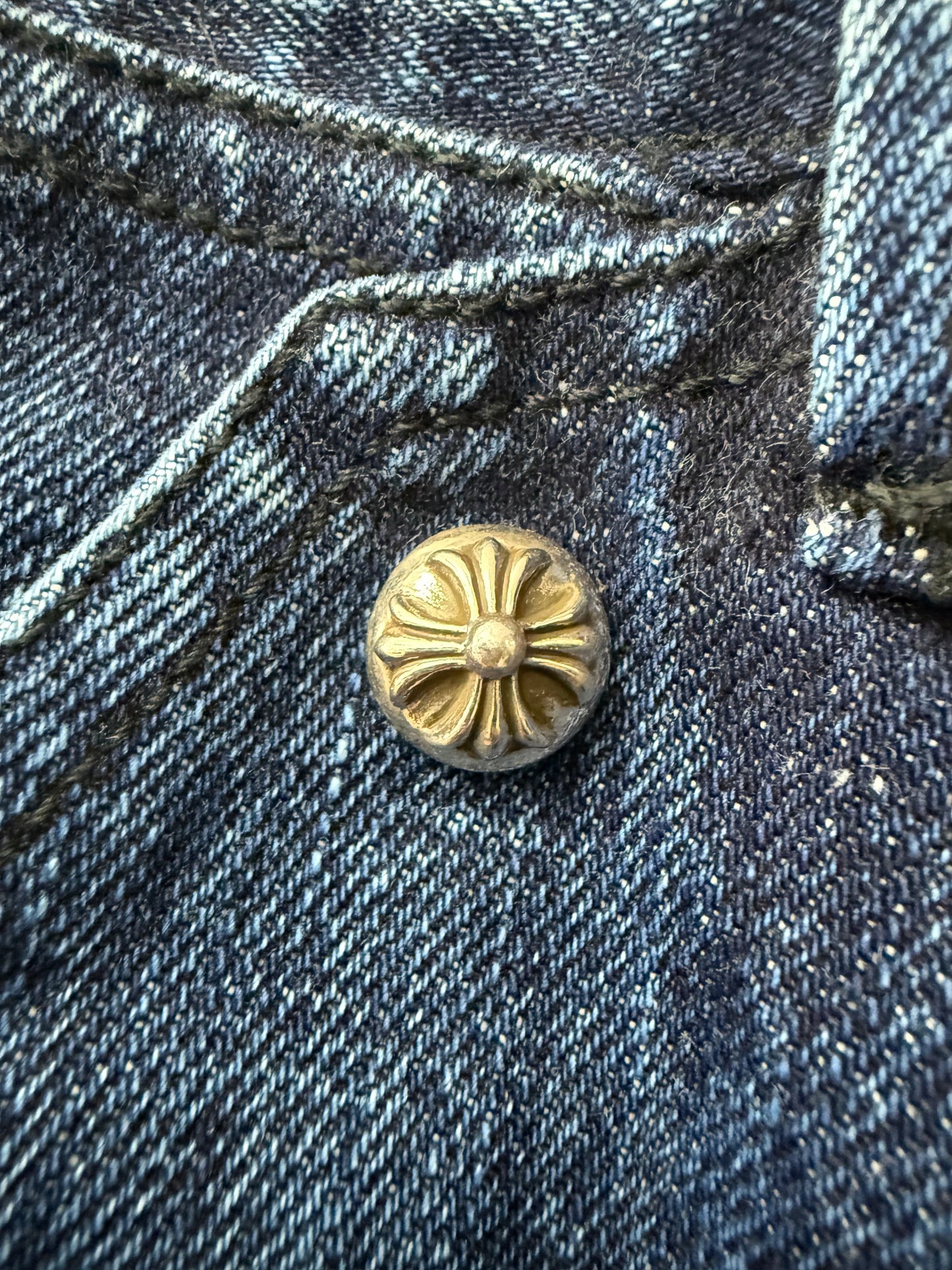 Chrome Hearts "Indigo Blue" Carpenter Jeans