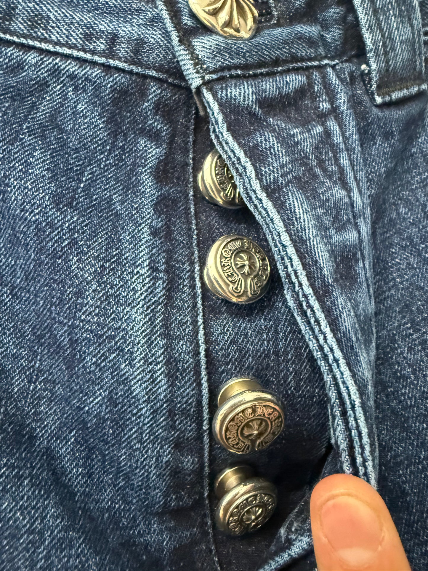 Chrome Hearts "Indigo Blue" Carpenter Jeans