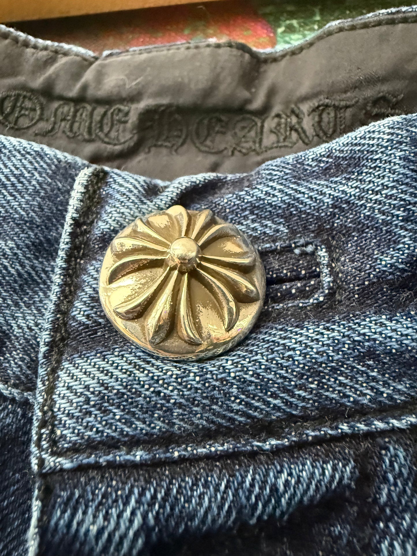 Chrome Hearts "Indigo Blue" Carpenter Jeans