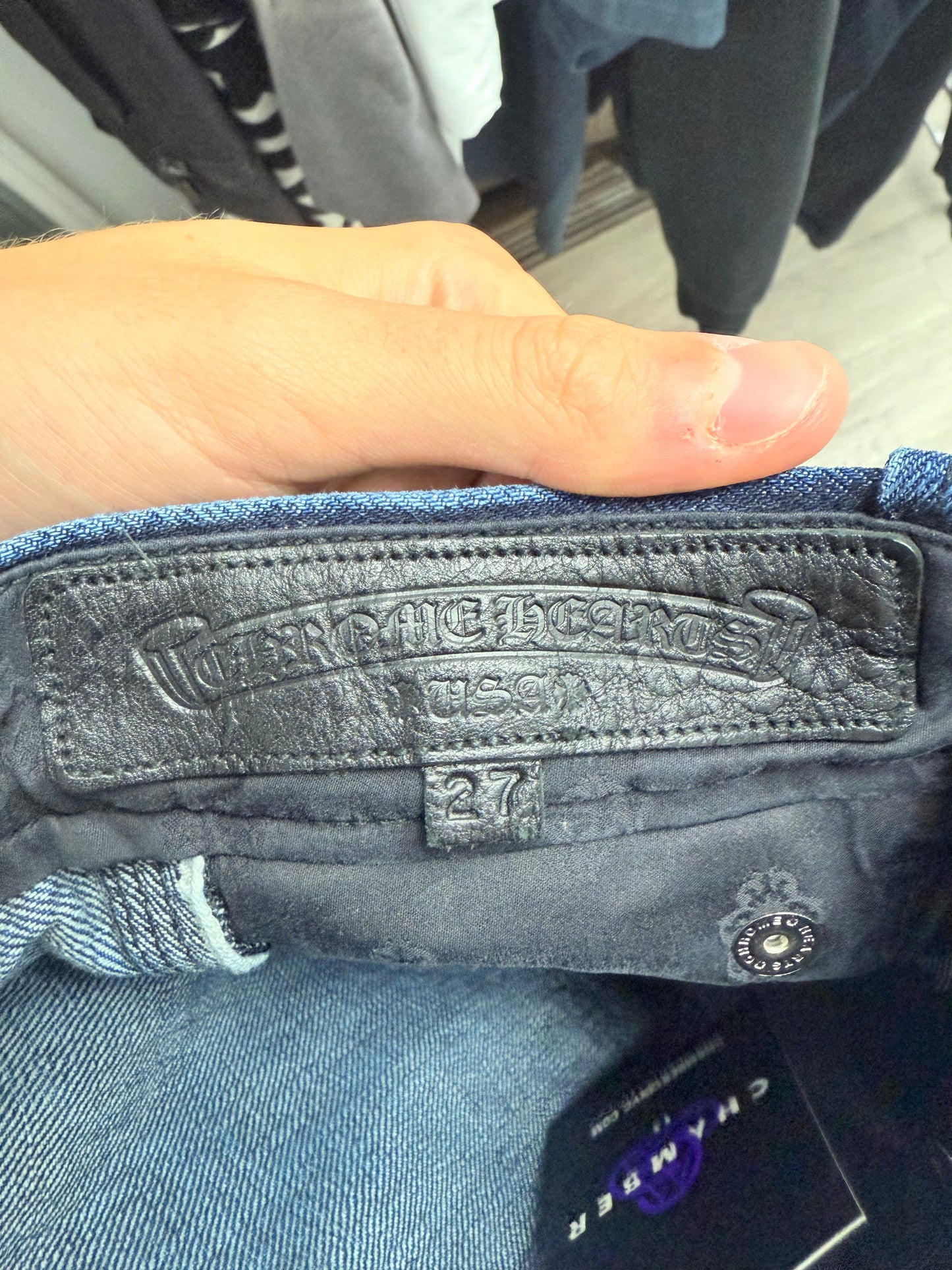 Chrome Hearts "Indigo Blue" Carpenter Jeans