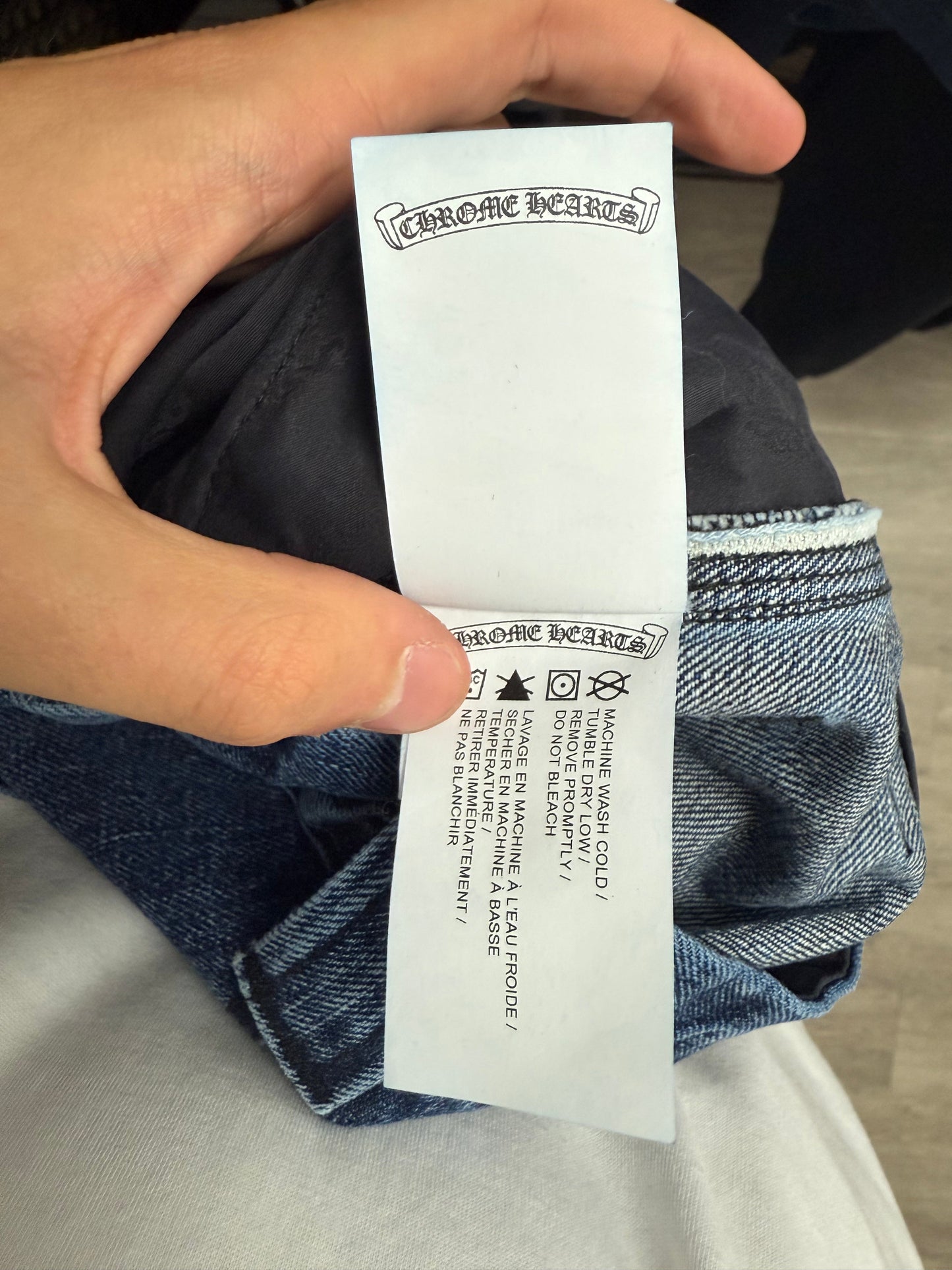 Chrome Hearts "Indigo Blue" Carpenter Jeans