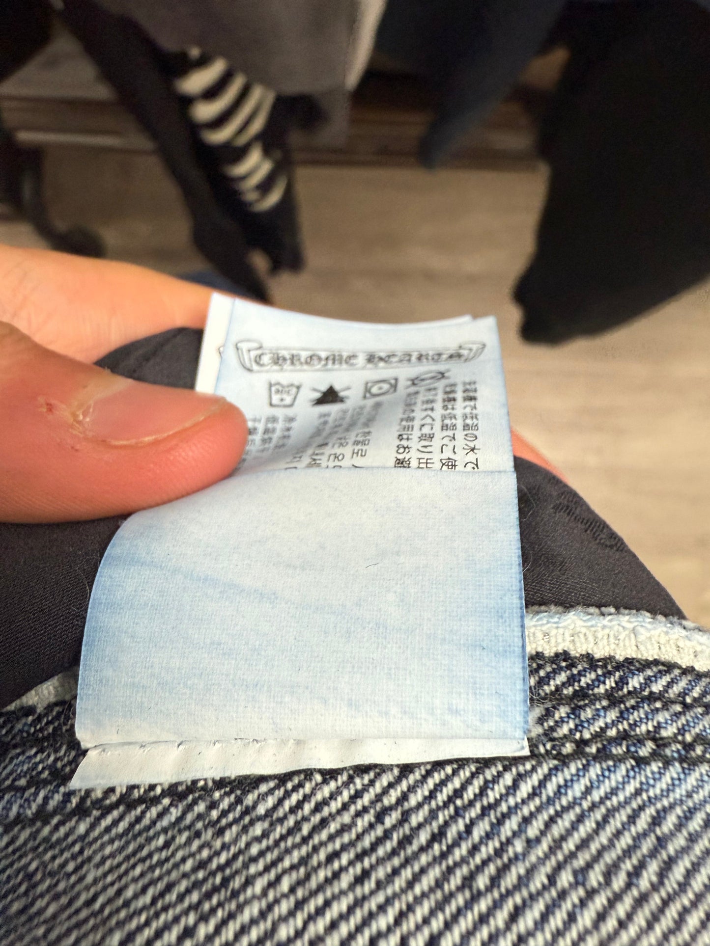 Chrome Hearts "Indigo Blue" Carpenter Jeans