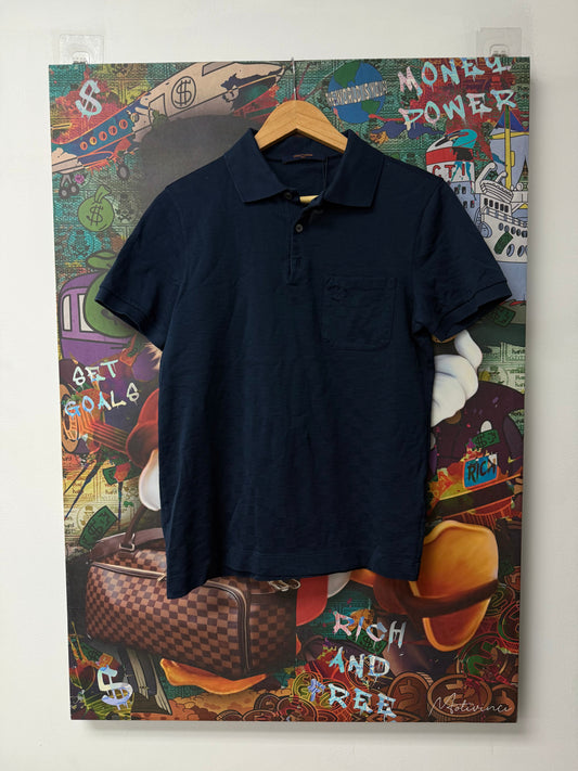 LV Navy Damier Polo