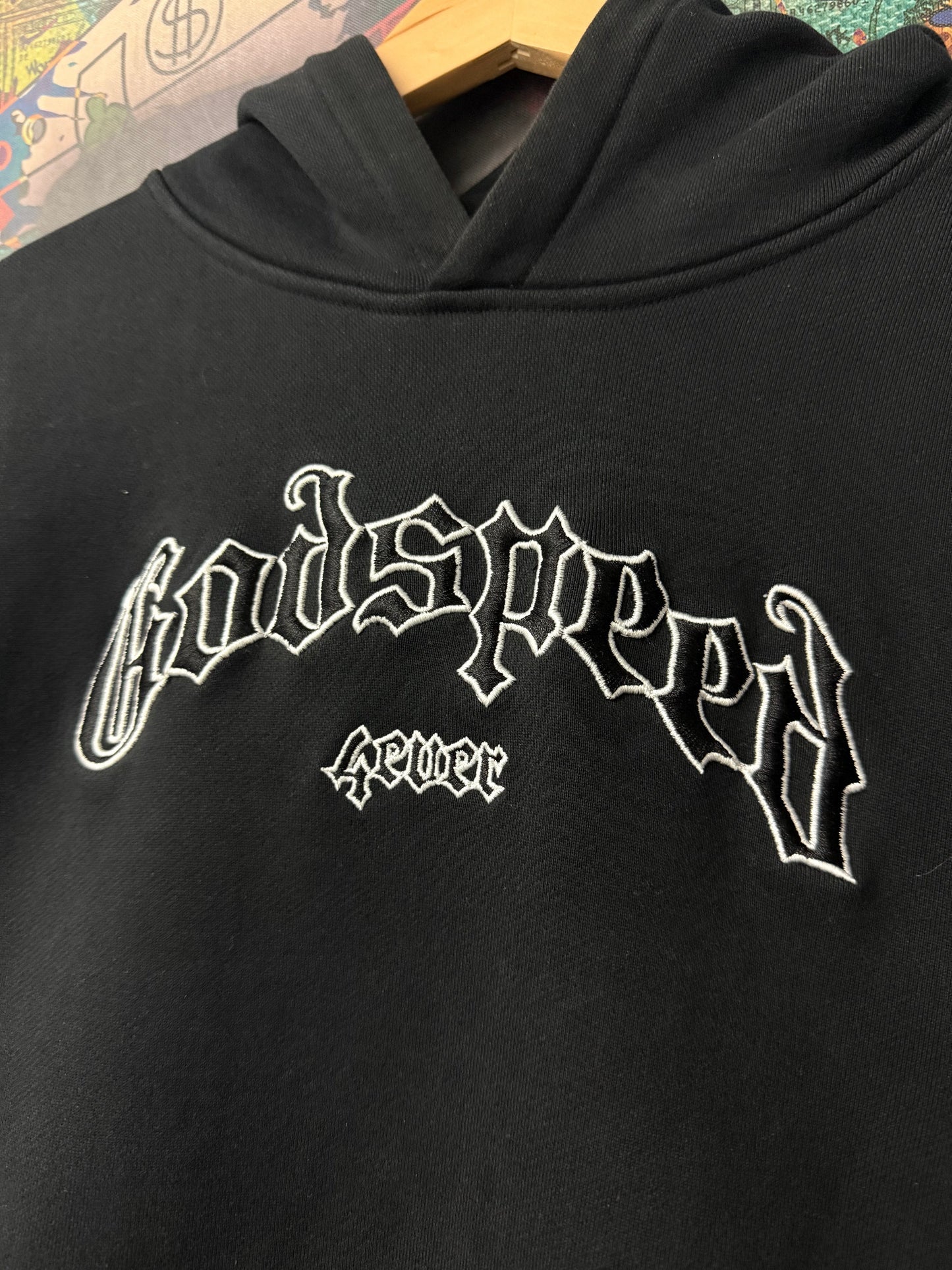 Godspeed Classic Logo Black White Hoodie