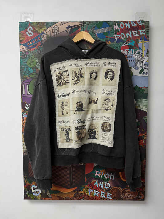 Saint Vanity Grey Picture Hoodie