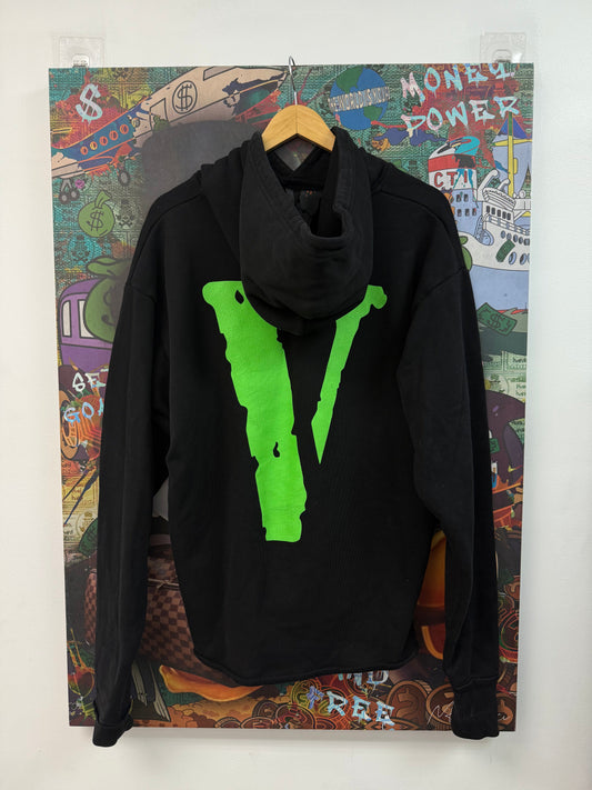 Vlone Black Freinds Green Hoodie
