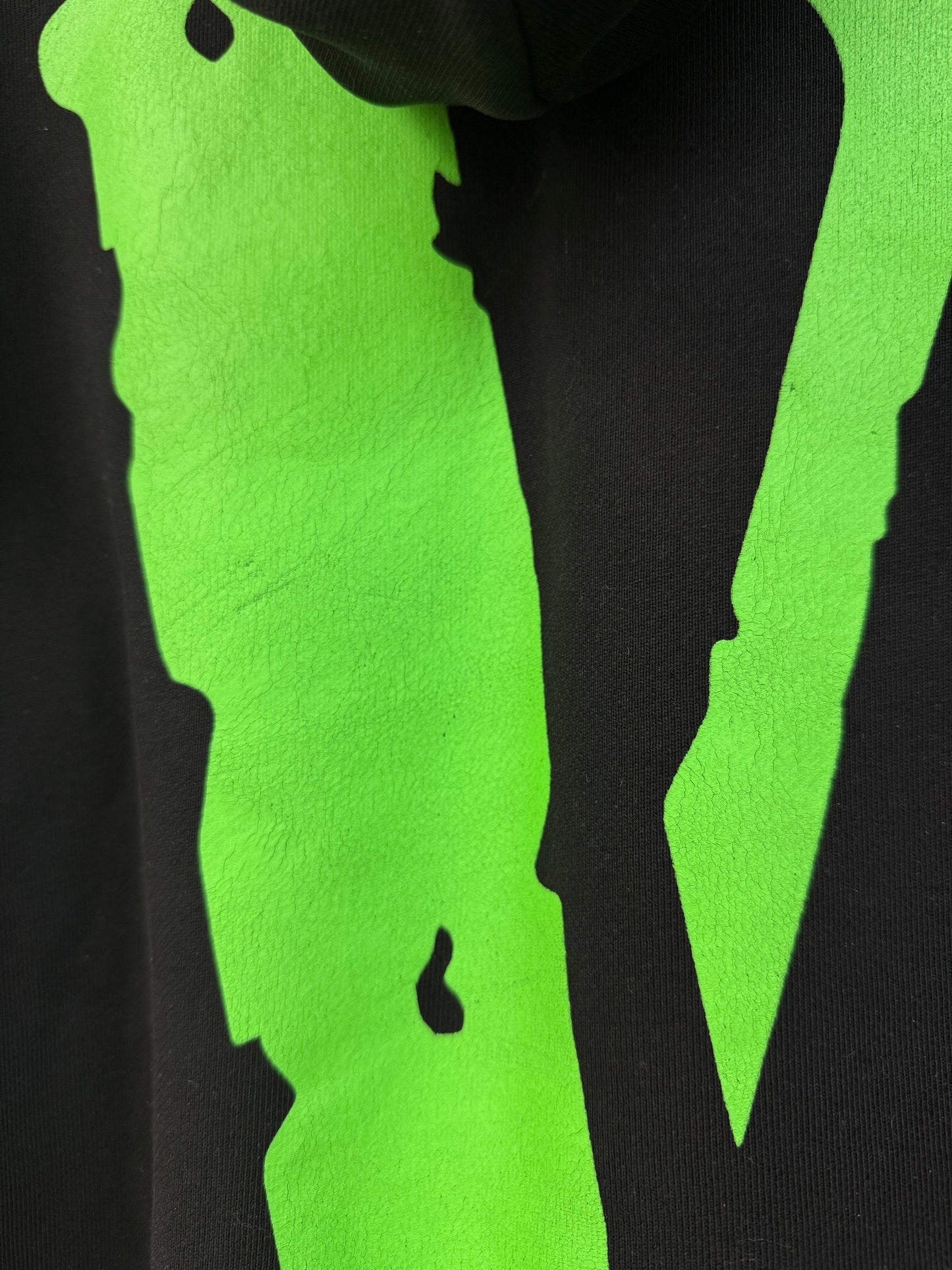 Vlone Black Freinds Green Hoodie