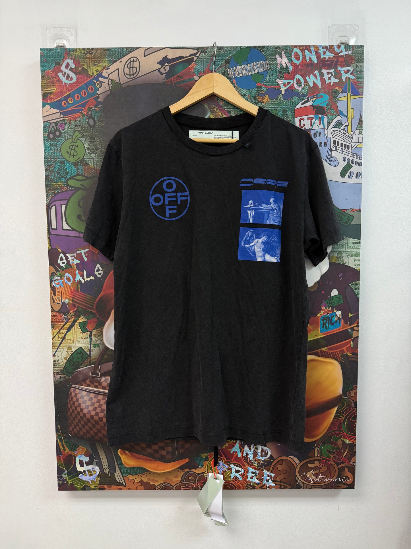 Off-White Grey Blue FW19 Tee