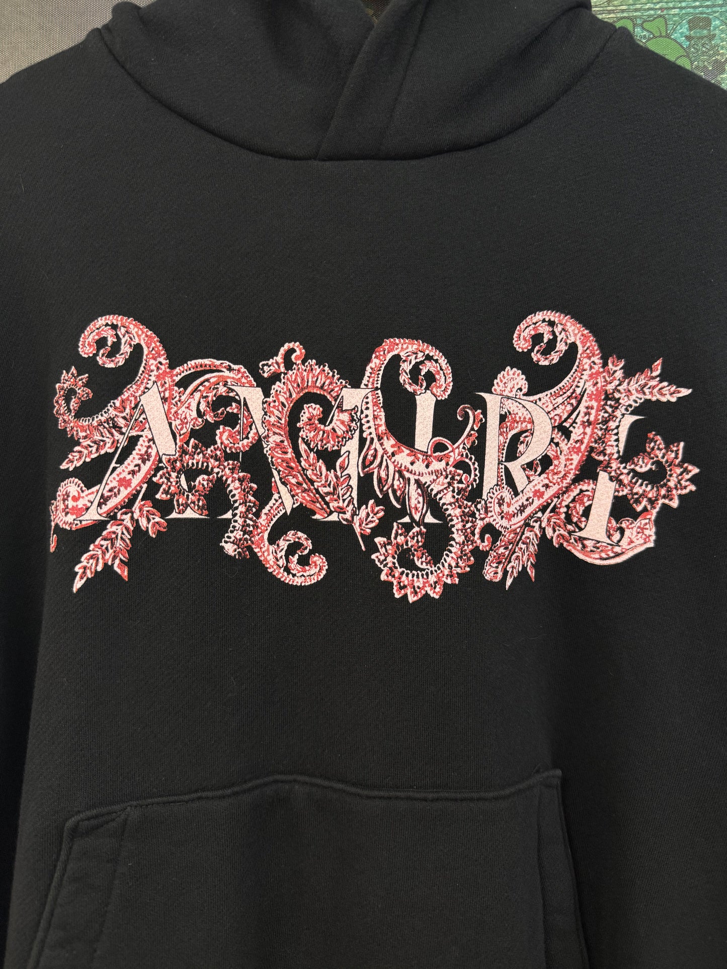 Amiri Black Dragon Logo Hoodie