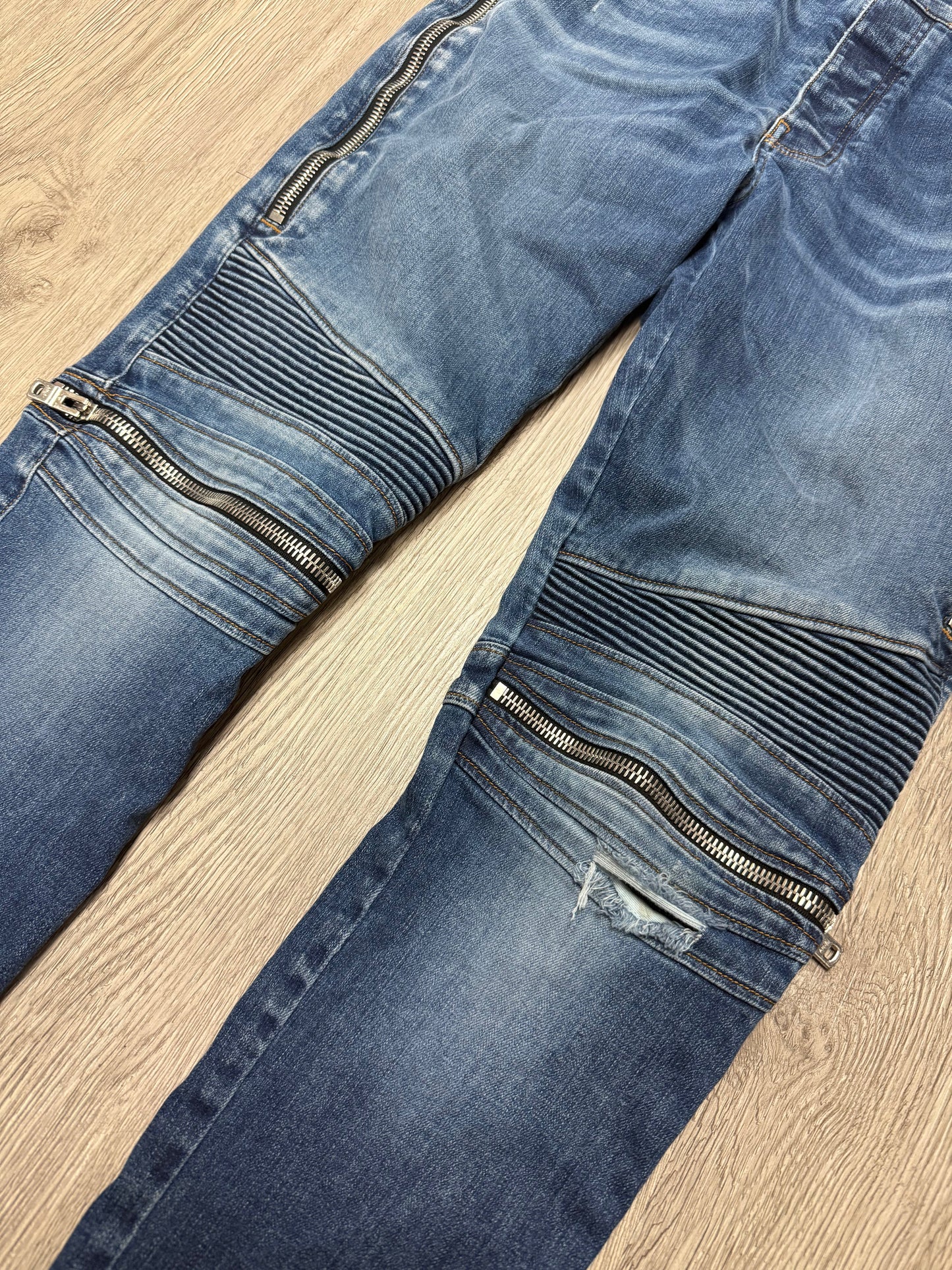 Amiri MX2 Denim Patch Jeans