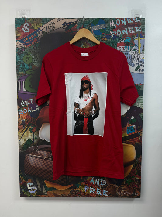 Supreme Red Playboi Carti Picture Tee