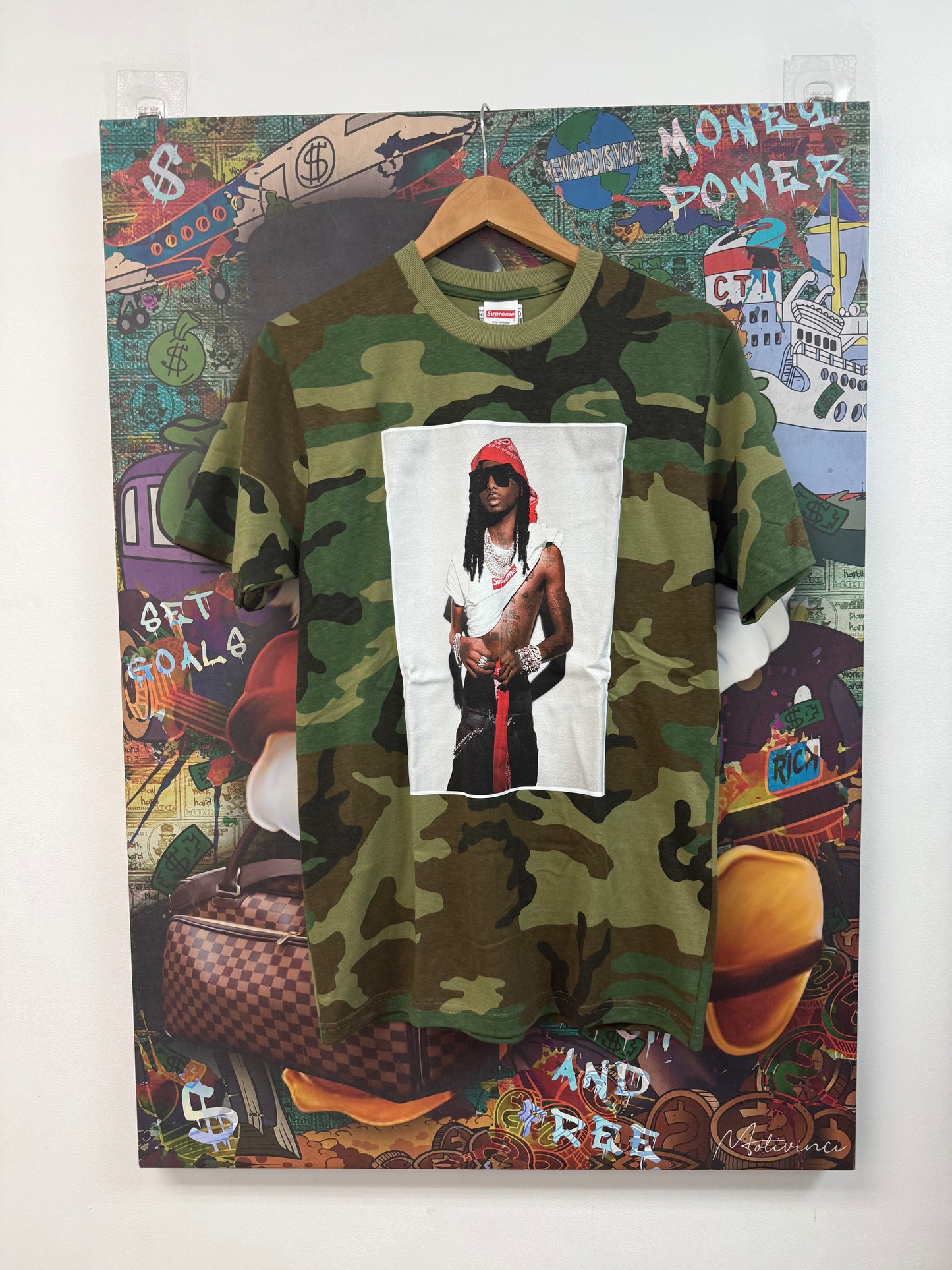 Supreme Camo Playboi Carti Picture Tee