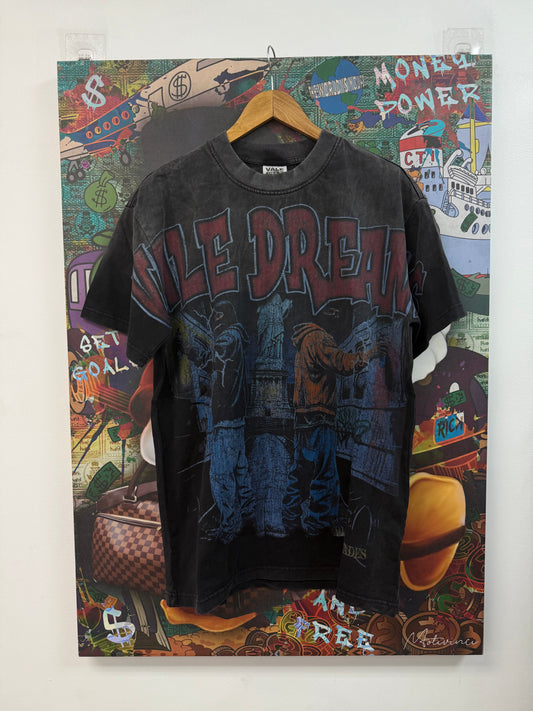 Vale Graffiti Tag Black Tee