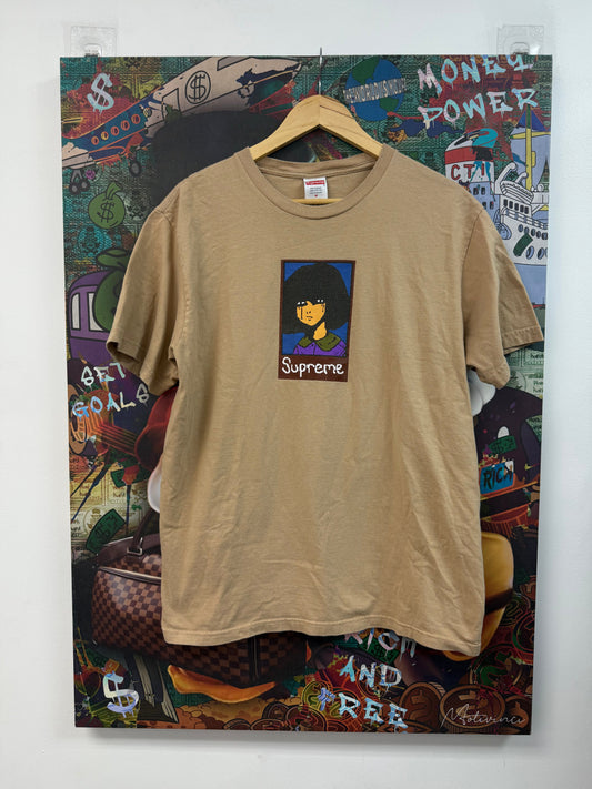 Supreme Beige Digital Face Tee