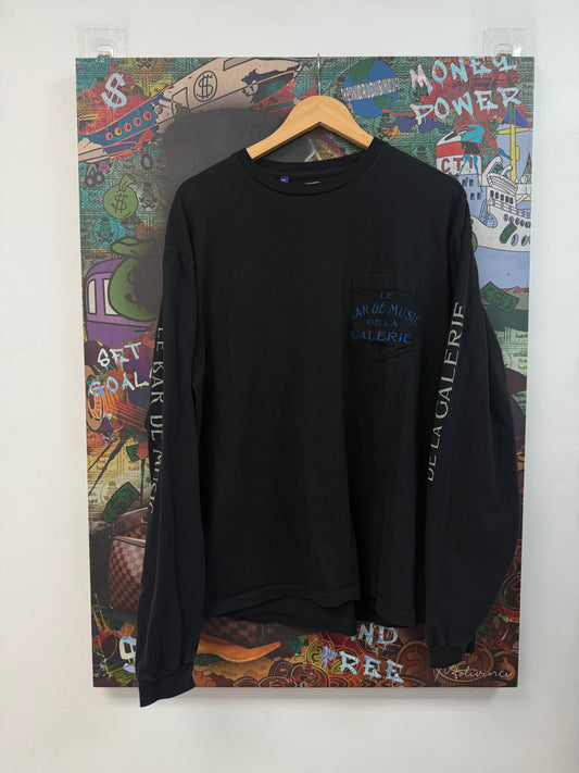 Gallery Dept French Logo Navy LS Tee