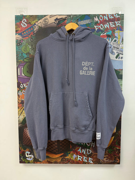 Gallery Dept Vintage French Logo Navy Hoodie