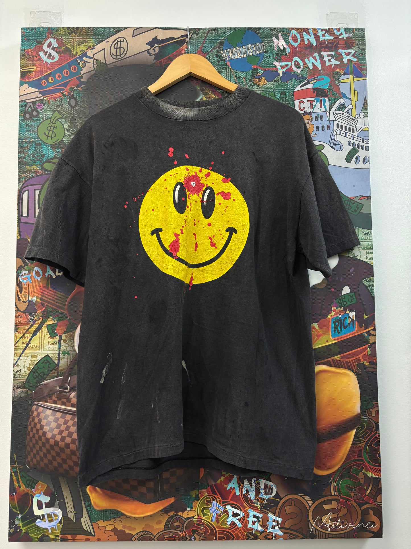 Saint Michael Readymade Grey Smile Tee