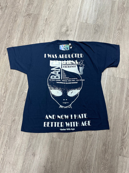 Better With Age "Abducted" Navy Tee