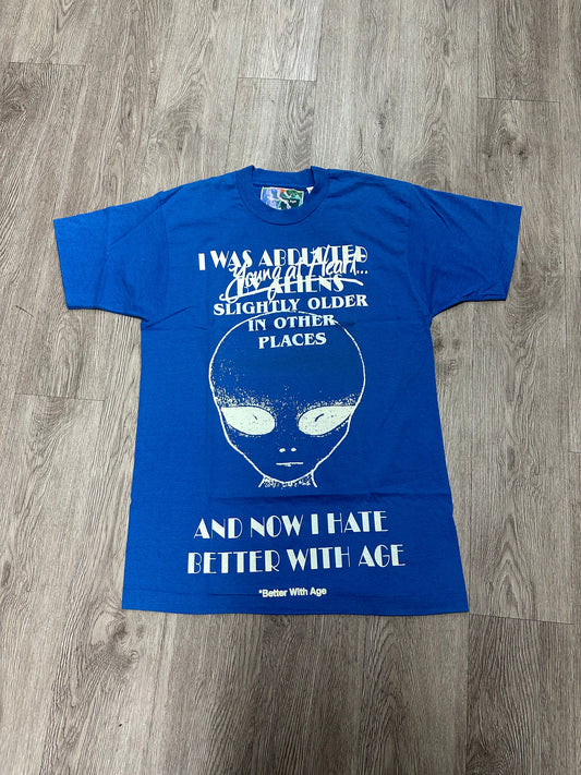 Better With Age "Abducted" Blue Tee