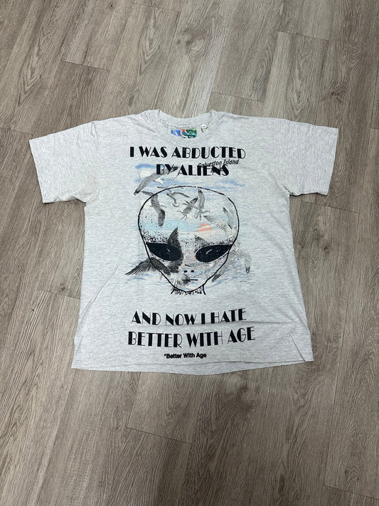 Better With Age "Abducted" Grey Tee