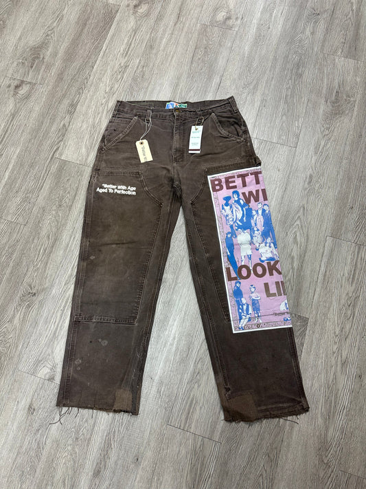 Better with Age "Looks Like You" Brown Jeans