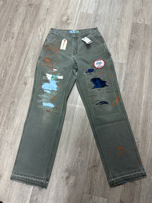 Better with Age "Winslow" Olive Jeans